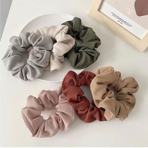 Neutral Hair Scrunchies